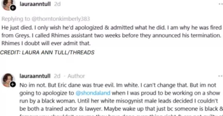 Acusan a Eric Dane de ser un abusador en set de Grey's Anatomy