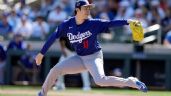 Foto ilustrativa de la nota titulada: Roki Sasaki luce errático en su debut de pretemporada con Dodgers; D-backs lo apalean