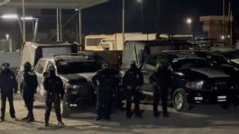 Foto que representa a Muerte de 'El Mencho': Vehículo blindado de la GN ingresa al Altiplano tras salir de la FEMDO