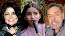 Foto que representa a Victoria Ruffo hace a un lado su odio por Eugenio Derbez y apoya a Aitana Derbez ante crueles críticas