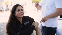 Foto que representa a Célida López encabeza refuerzo de acciones preventivas contra el sarampión en campos agrícolas de Sonora