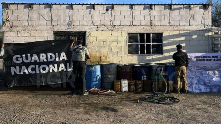 Golpe al huachicol en Sonora: Incautan más de 2 mil litros de combustible cerca de Sonoyta