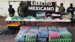 Foto que representa a Fuerzas estatales y federales aseguran inmueble y más de 50 kilos de narcóticos en Navojoa