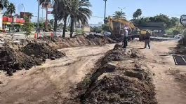 Foto que representa a Oomapas de Navojoa concluye los arreglos del colector Centenario en el sector poniente