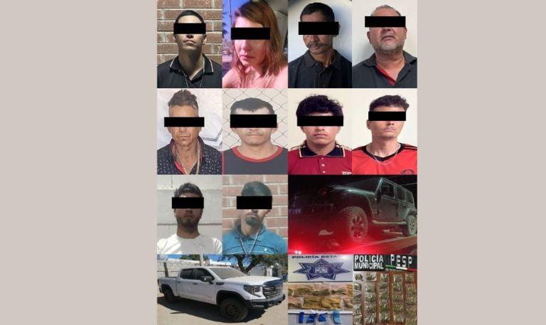 Golpe al narcomenudeo: La PESP detiene la distribución de narcóticos en municipios de Sonora