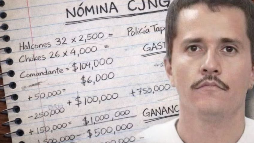 Se revela la narconómina de 'El Mencho': Esto ganaban los pistoleros, halcones y comandantes del CJNG