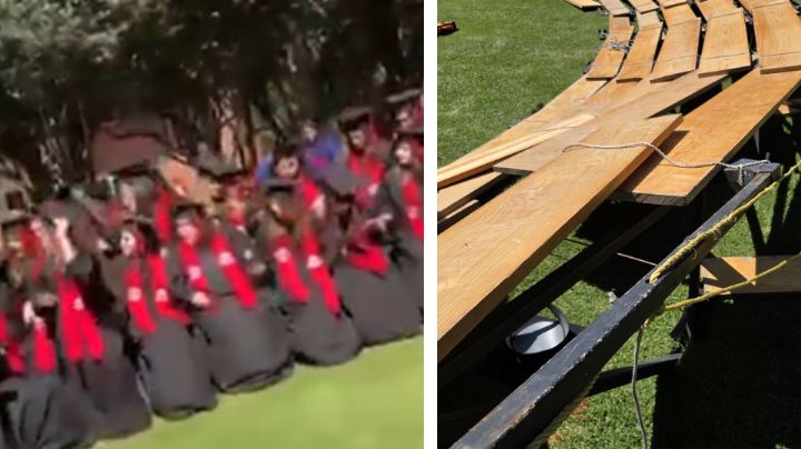 Atribuyen a mala instalación el COLAPSO de ESTRUCTURA en campus Ibero CDMX; 33 alumnos atendidos (VIDEO)