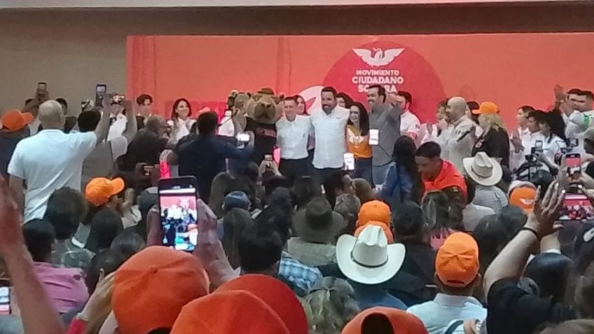 Rogelio Cota rinde protesta como dirigente de MC en Hermosillo con la presencia de Colosio Riojas
