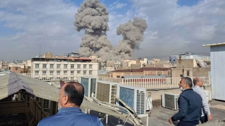 Bombardeos producidos por guerra entre Irán e Israel 