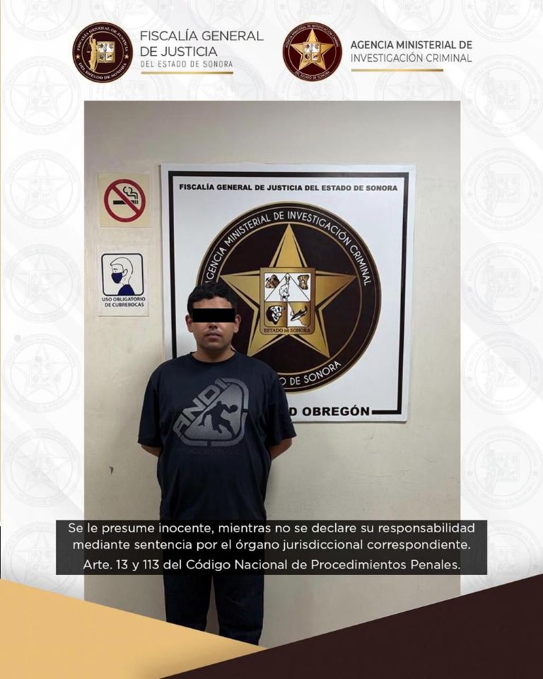 El hombre detenido, Juan de Dios 'N', de 27 años de edad