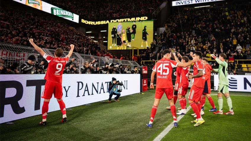 Bayern Munich consigue agónico triunfo ante Borussia Dortmund y se acerca al título de la Bundesliga