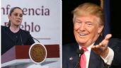 Foto ilustrativa de la nota titulada: (VIDEO) Sheinbaum envía mensaje a Trump tras celebración de invasión a México: "No somos Santa Anna"