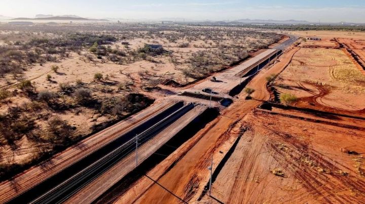 Hermosillo: Toño Astiazarán supervisa avance de la primera etapa del Libramiento Norponiente