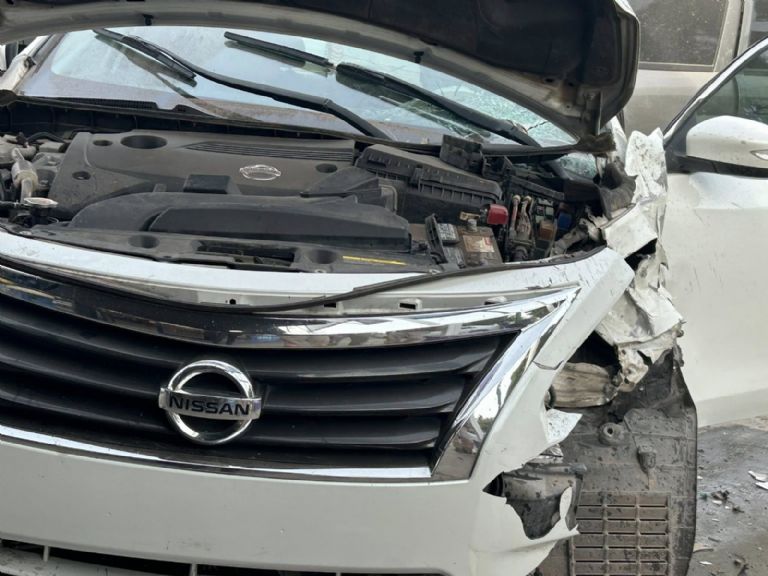 FOTOS: Mujer queda LESIONADA tras APARATOSO accidente en calles Náinari y 5 de Febrero