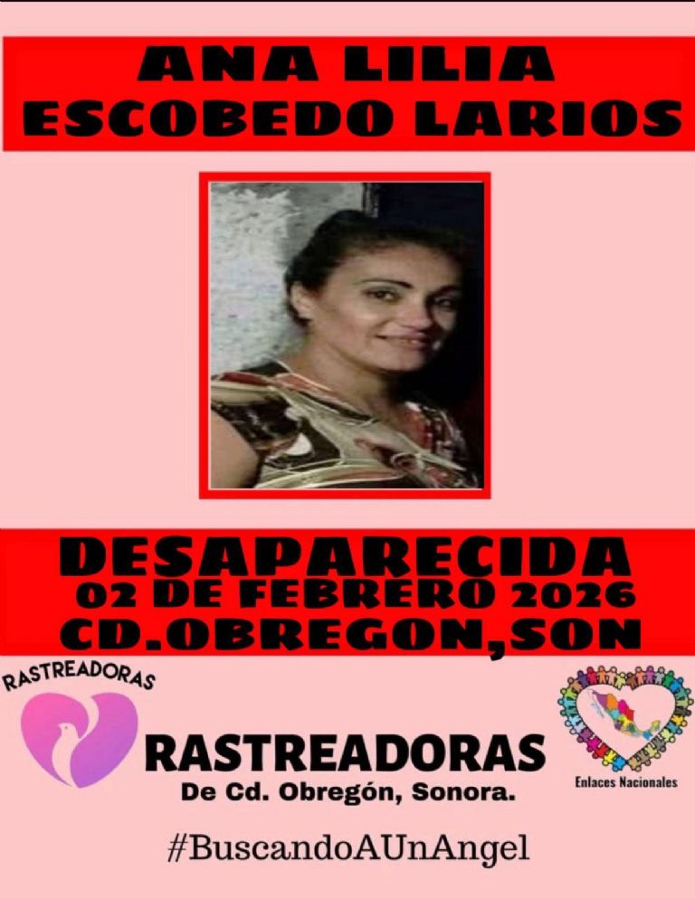 Alarma en Ciudad Obregón: Reportan desaparición de Ana Lilia Escobedo Larios; su hija pide ayuda
