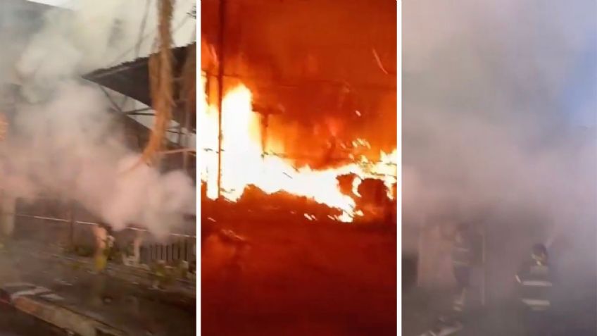 La MADRUGADA de HOY, incendio en la GAM causa PÁNICO y moviliza a los Bomberos