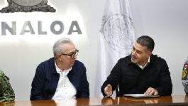 Foto que representa a Rubén Rocha Moya se reúne con Omar García Harfuch para ajustar la estrategia de seguridad en Sinaloa