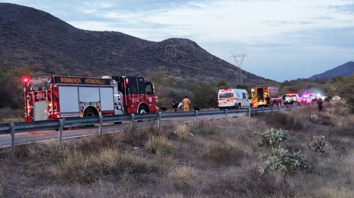Tragedia en Sonora: Volcadura en carretera Hermosillo - Ures deja un muerto y tres heridos