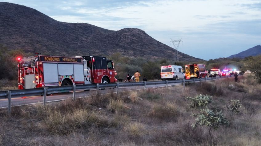 Tragedia en Sonora: Volcadura en carretera Hermosillo - Ures deja un muerto y tres heridos