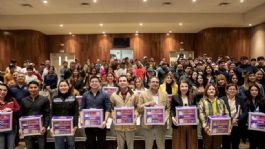 Foto que representa a Instituto Sonorense de la Juventud entrega botiquines de Bienestar Menstrual en el sur de Sonora