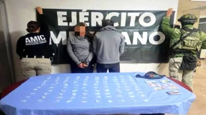 Arrestan a madre e hijo tras un cateo en Ciudad Obregón; incautan droga, dinero y cartuchos