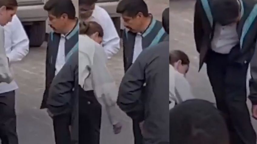 Hugo Aguilar, presidente de la SCJN, niega soberbia tras video donde empleados le limpian los zapatos