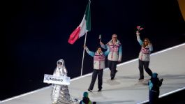 Foto que representa a La Delegación Mexicana destaca en la ceremonia inaugural de los Juegos Olímpicos de Milán-Cortina 2026