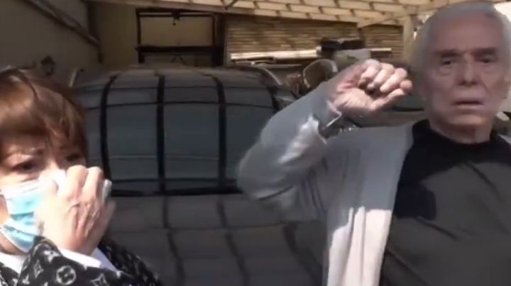 VIDEO: Enrique Guzmán arremete contra reportero de 'Sale el Sol' y lo corre de su casa: "No chin..."