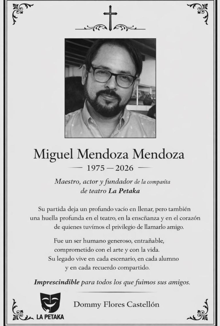 Muere Miguel Mendoza Mendoza, pilar del teatro en Ciudad Obregón y fundador de La Petaka