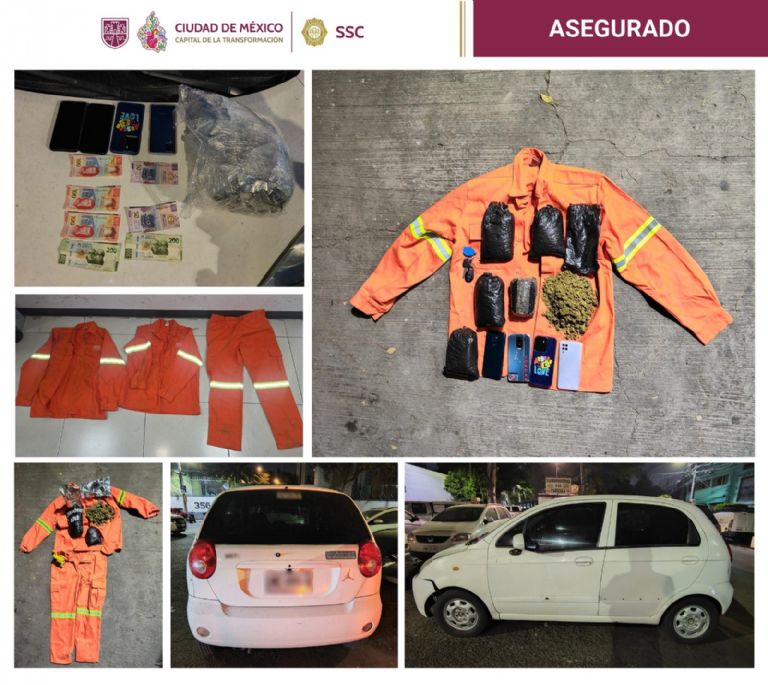 Aseguraron droga, ropas y teléfonos celulares