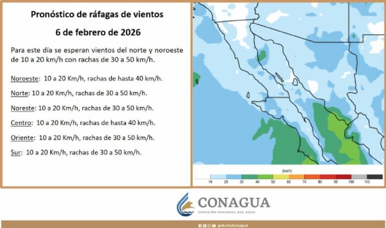 Las autoridades del clima están advirtiendo lluvias aisladas para hoy viernes 6 de febrero de 2026 en la noche