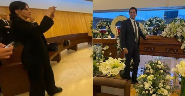 La foto de Pedro Antonio Torres sonriendo junto al féretro de su padre generó polémica sobre el respeto y las formas de expresar el duelo público