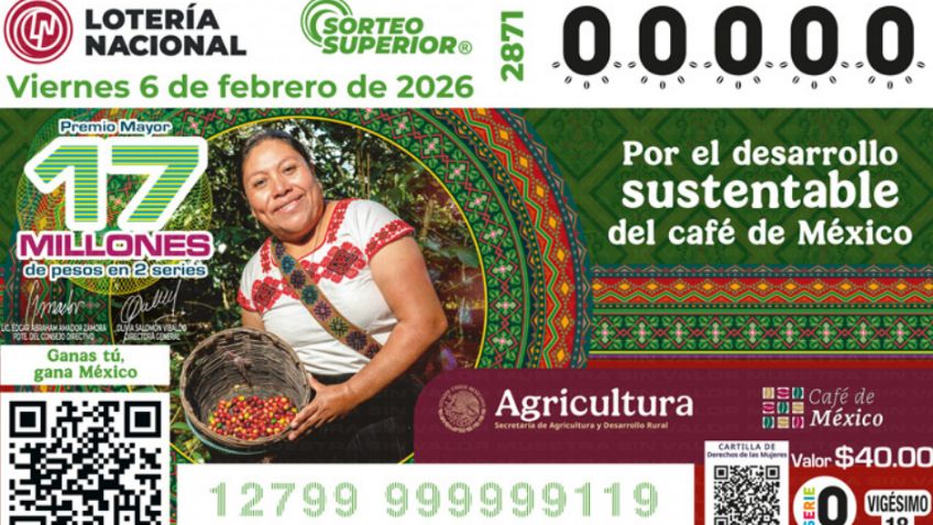 Lista COMPLETA de GANADORES del Sorteo Superior No. 2871 de la Lotería Nacional HOY viernes 6 de febrero