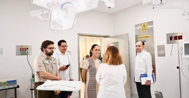 Alfonso Durazo y Claudia Sheinbaum refuerzan hospitales con inversión millonaria en Sonora.