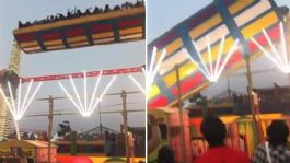Foto que representa a Tragedia en India: Colapsa juego mecánico en Feria de Surajkund; confirman 2 víctimas mortales