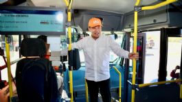 Foto que representa a Durazo impulsa modernización del transporte público en Sonora con nuevas unidades y pago electrónico