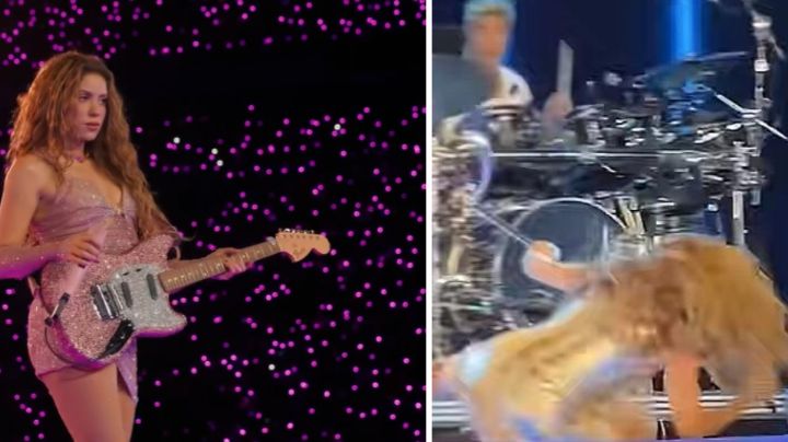 Shakira sufre APARATOSA caída en concierto en El Salvador; VIDEO preocupa a sus fans