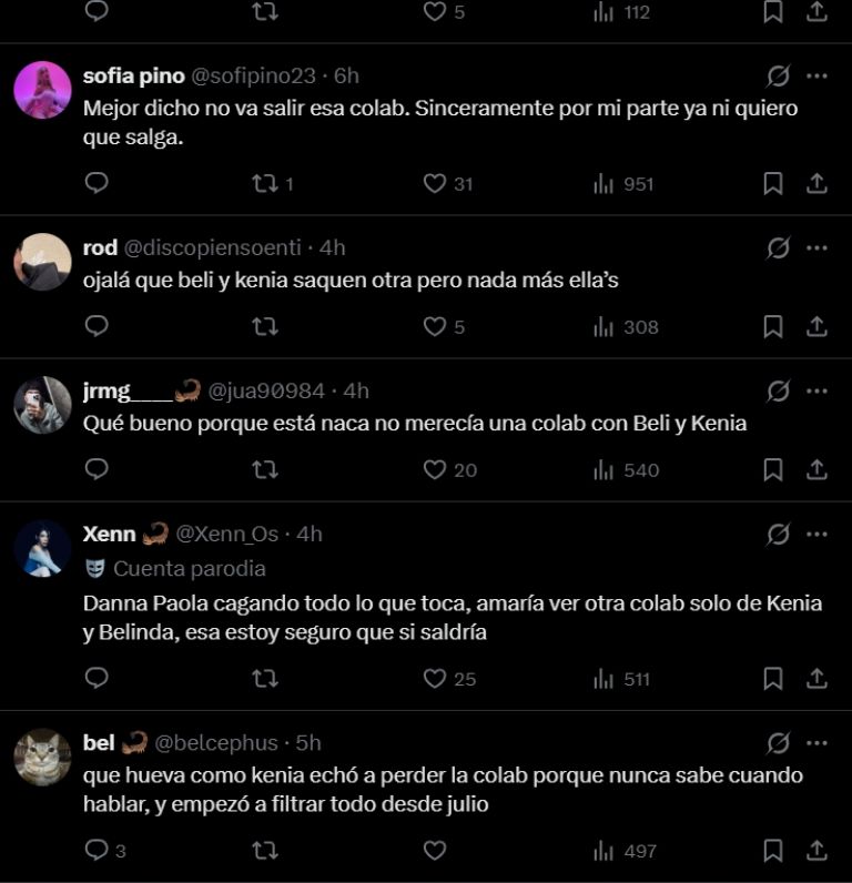 Los fans de las tres artistas 