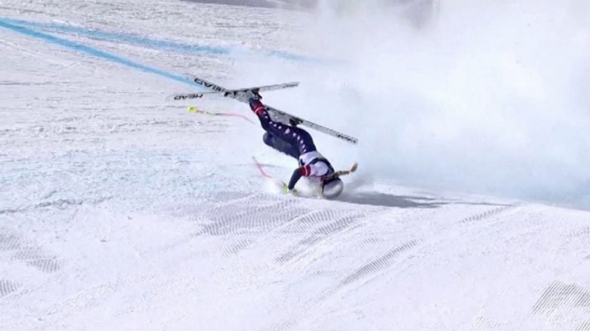 FUERTE VIDEO: Lindsey Vonn sufre brutal ACCIDENTE en Juegos Olímpicos de Invierno Milano-Cortina 2026