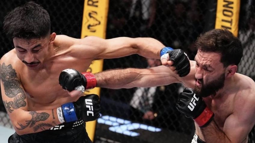 Mexicano Gianni Vázquez entrega una gran pelea en UFC Vegas 113 pese a inesperado debut