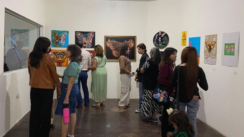 Estudiantes de La Salle inauguran exposición de pintura en el mariposario de Yo'o Joara