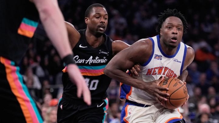 Alto ahí; los Knicks apalean a los Spurs y le ponen freno a su racha de 11 victorias