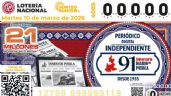 Foto ilustrativa de la nota titulada: Lotería Nacional: Lista COMPLETA de GANADORES del Sorteo Mayor No. 4005 de HOY martes 10 de marzo