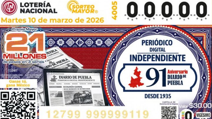 Lotería Nacional: Lista COMPLETA de GANADORES del Sorteo Mayor No. 4005 de HOY martes 10 de marzo