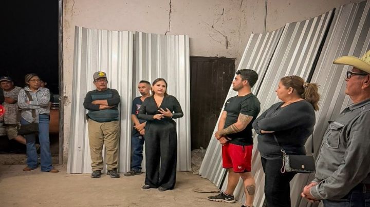 Gobierno apoya vivienda de familias en la sierra baja de Sonora con entrega de materiales