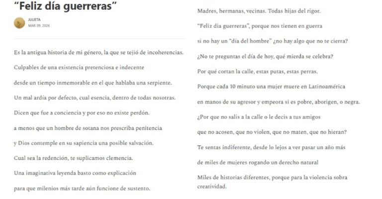 Cazzu alza la voz y comparte poderoso mensaje contra la violencia de género