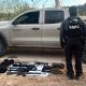 Autoridades incautan armas largas, narcóticos y un vehículo con reporte de robo en Nogales