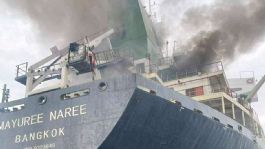 Foto que representa a Guardianes de la Revolución en Irán atacan dos buques en el estrecho de Ormuz