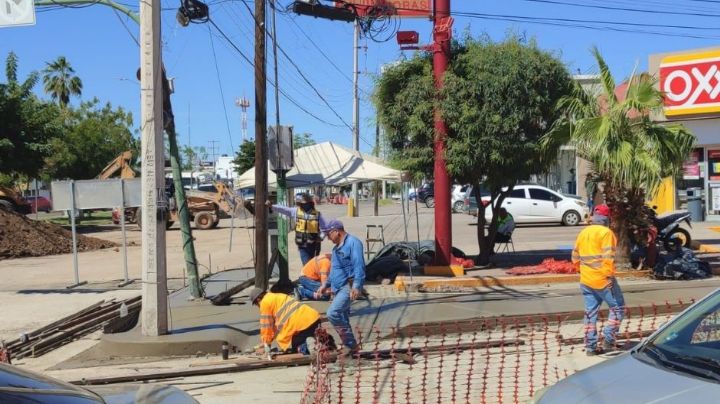 Avanza autoridades en los cambios de tuberías de bulevar Navarrete en Hermosillo