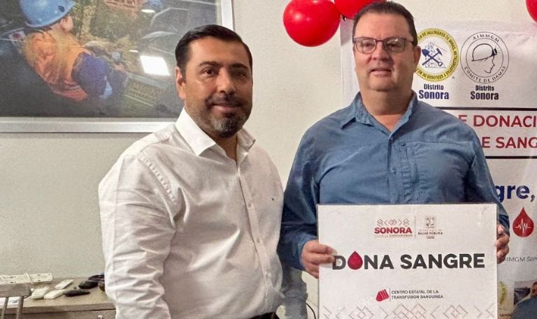 Esperanza de vida: Sector minero de Sonora beneficia a 300 personas con donación de unidades de sangre
